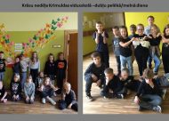 Izglītojamie saģērbti melnās, pelēkās drēbēs