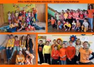 Skolotāji un izglītojamie saģērbušies oranžās krāsās