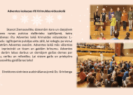 Adventes rītu apraksts Krimuldas vidusskolā