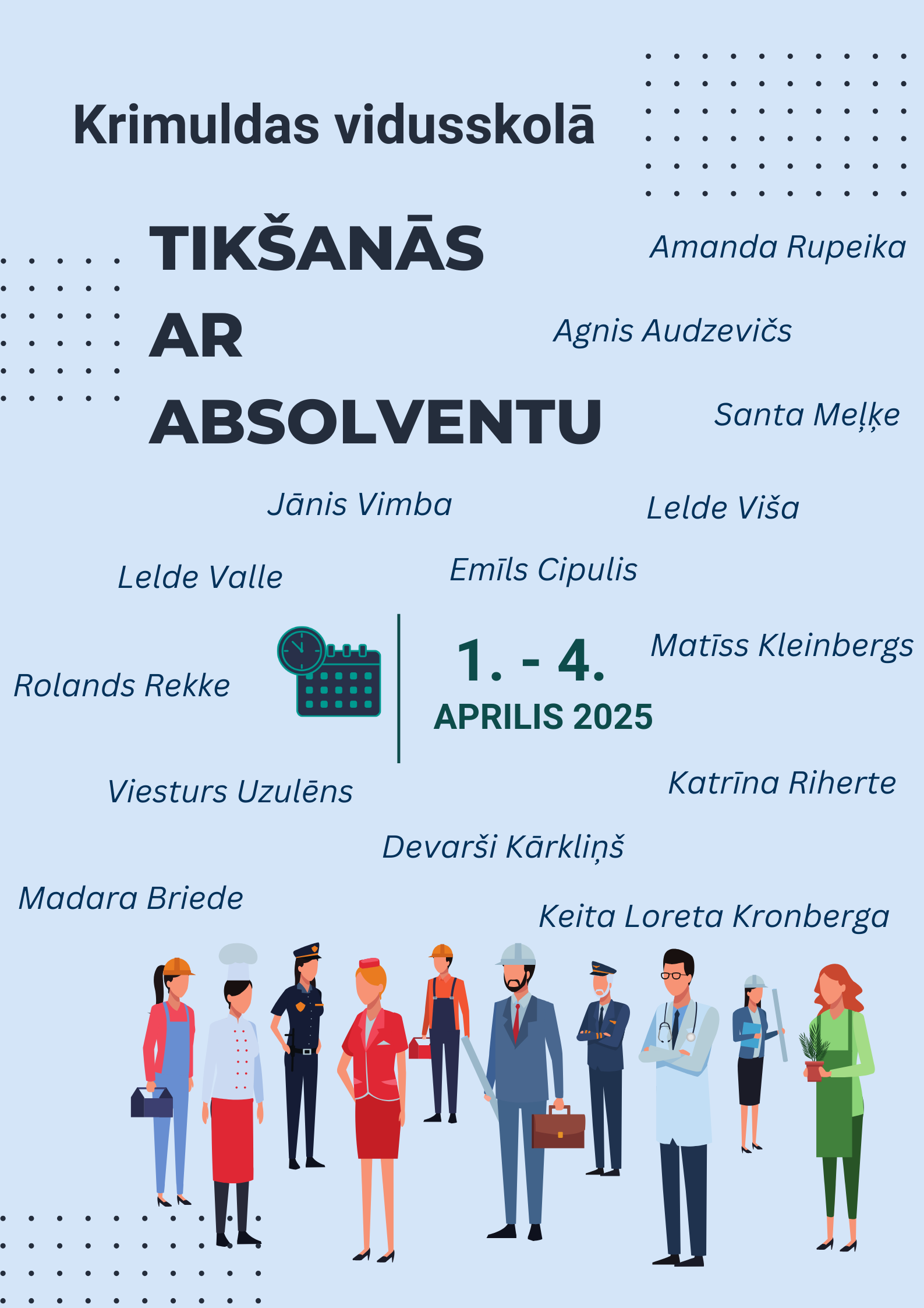 Absolventu vārdi uzvārdu