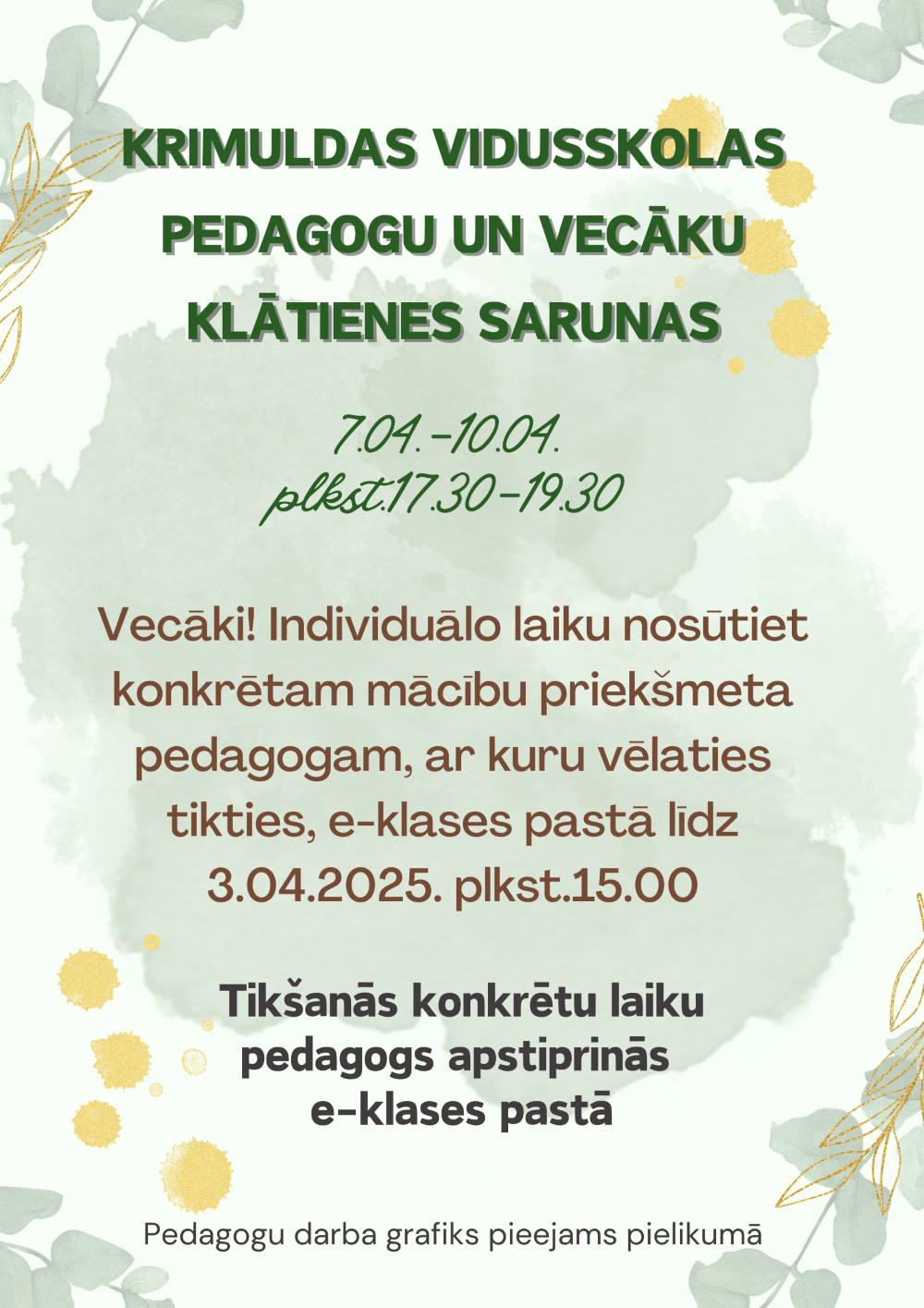 Vecāku tikšanās